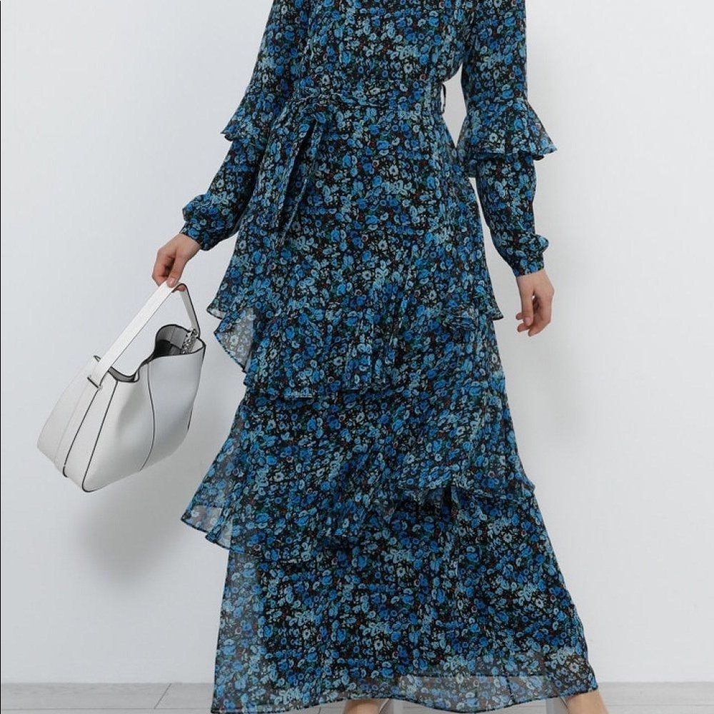 Maxi long sleeve dress